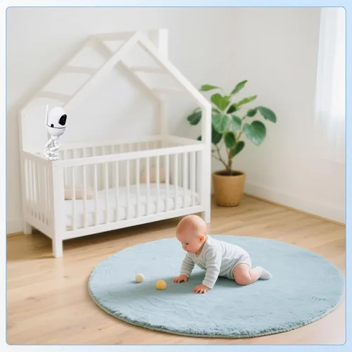 Vista 4 de Soporte para monitor de bebé mejorado: trípode ajustable de 7.8 pulgadas para cámara de bebé HelloBaby