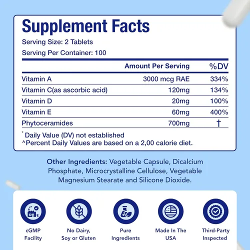 Vista 4 de SAM-E Suplemento de 400 mg Fácil absorción S-adenosil-L-metionina SAM-e 400mg para suplemento de apoyo óseo y estado de ánimo Fabricado