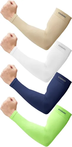Vista 19 de KMMIN - Mangas para brazo con protección de rayos ultravioleta para conducción, ciclismo, golf, baloncesto.