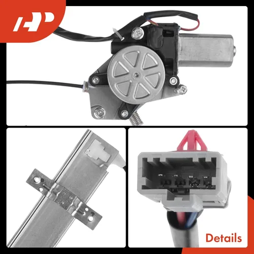 Vista 8 de A-Premium Elevalunas eléctrico con motor compatible con Acura MDX 2001-2002 Delantero derecho del lado del pasajero