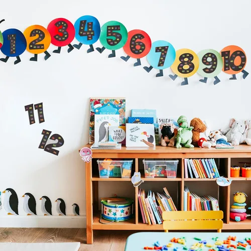 Vista 5 de Colarr Carteles de multiplicación para el aula, múltiples carteles de matemáticas de 1 a 12 números de conteo de veces, tabla de multiplicación