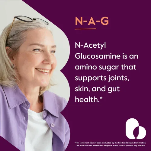Vista 2 de BESTVITE N-acetil glucosamina (N-A-G) 700 mg (120 cápsulas) - Sin estearatos - Sin OMG - Sin gluten