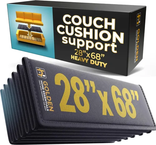 Vista 14 de Golden Home Essentials Soporte de sofá resistente para cojines caídos, tablero de cojín de sofá extra ancho de 21.5 x 72 pulgadas, tablero