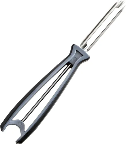Linden Sweden Pelador de patatas de agarre suave, color gris, resistente a la corrosión, con mango ergonómico para seguridad y control, apto para