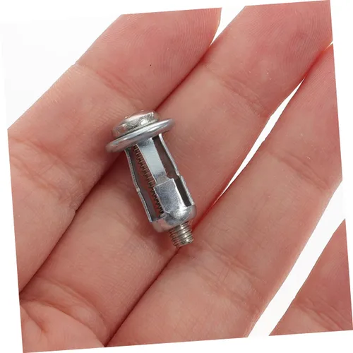 Vista 8 de Tuerca de expansión de anclaje de puerta hueca con tornillo de tuerca de remache para fijación de puerta, tuercas para instalación de pared hueca