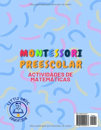 Vista 2 de Matemáticas Montessori Preescolar Libro de Actividades Para Niños Para Aprender los Numeros - Sumar - Restar - Contar - Juegos de Matemáticas