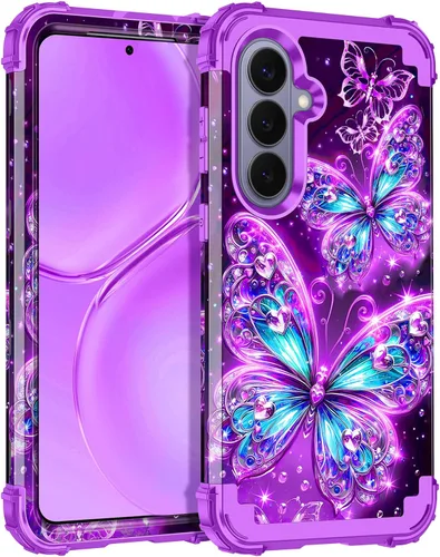 Vista 24 de Casetego Funda para Galaxy A16 5G, Tres Capas de Alta Resistencia Robusta a Prueba de Golpes, Protección Completa Rugosa de PC Duro + Parachoques