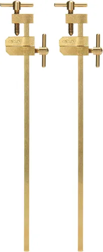 Vista 8 de KAKURI HATAGANE - Abrazaderas de barra para carpintería de 3-3/4 pulgadas, abrazaderas de madera japonesas HATAGANE, juego de herramientas de 2