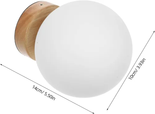 Vista 2 de DOITOOL Lámpara de escritorio moderna de luz nocturna LED para dormitorio y hogar recargable por USB, luz cálida, diseño elegante