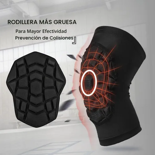 Vista 3 de SZKANI Rodilleras de compresión para pierna para todos los deportes de lucha libre, 1 par de rodilleras