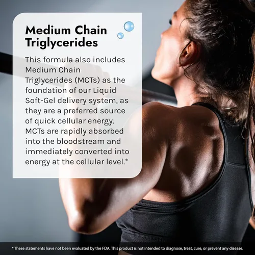 Vista 5 de Irwin Naturals Advanced Absorption Mega-B Complex – 60 geles blandos líquidos – Vitaminas B de alta potencia con MCT de energía rápida – 60 porciones