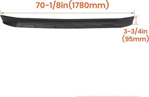 Vista 2 de ECOTRIC Deflector de cenefa de parachoques delantero inferior compatible con Ford F250 F350 2011-2016 Super Duty Air Dam Panel de repuesto