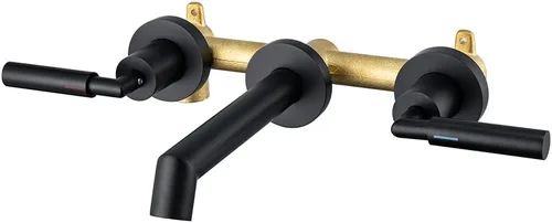 Vista 28 de RANDOM Bathroom Sink Faucet Brushed Gold or Matte Black Bathroom Faucet Single Hole or 3 Holes SUS 304 Stainless Steel Modern Vanity Faucet with Pop