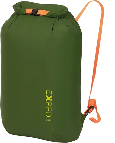 Exped Mochila Splash - Bolsa impermeable con tapa enrollable, Bosque, Mochilas Daypack