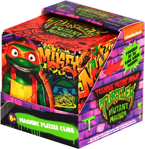 Vista 9 de SHASHIBO Caja de cambio de forma de tortugas ninja mutantes adolescentes: cubo magnético STEM que se transforma en más de 100 formas, descarga