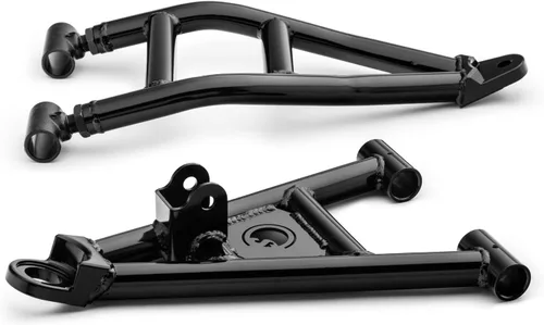 Vista 2 de SuperATV Brazos A de desplazamiento de 1.5 pulgadas de alto espacio para Kawasaki Mule Pro-MX 2019+ Negro Compatible con neumáticos de hasta 28