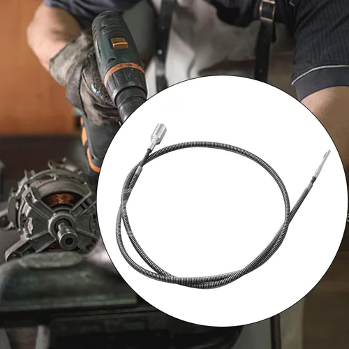 Vista 4 de Cable de eje flexible interior, amoladora rotativa, herramientas de taladro, amoladora flexible, eje de taladro, accesorios de fijación de eje