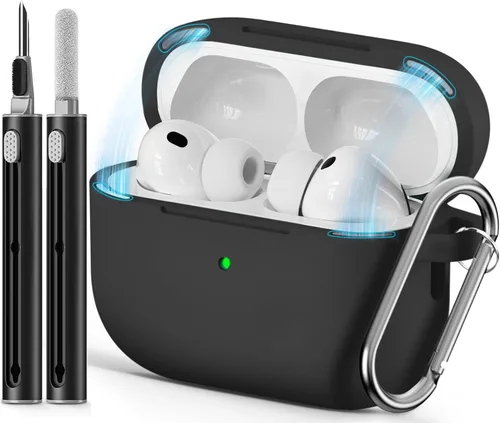 Vista 20 de Ljusmicker – Funda para AirPods Pro 3 (2025) con juego de limpieza, funda protectora de silicona suave para Apple AirPods Pro 3ra
