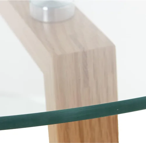 Vista 3 de Mesa Centro Crystal Patas Made RA Natural, Cristal Temp: 0.315 in