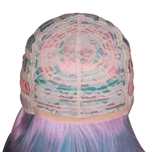 Vista 9 de ColorGround - Peluca larga rizada para cosplay con 2 coletas, talla única