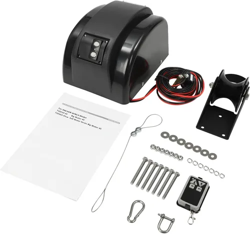 Vista 7 de Cabrestante de anclaje eléctrico para barco con control remoto inalámbrico para anclajes de hasta 45 libras, cabrestante de anclaje automático
