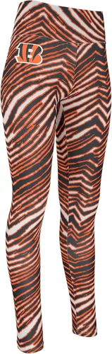 Vista 140 de Zubaz NFL Mallas para mujer de longitud completa de cintura alta básica 1.0