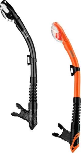 Vista 25 de Aegend - Esnórquel seco para buceo para adultos y jóvenes - Equipo de snorkel con válvula seca superior, perfecto para snorkel, buceo libre