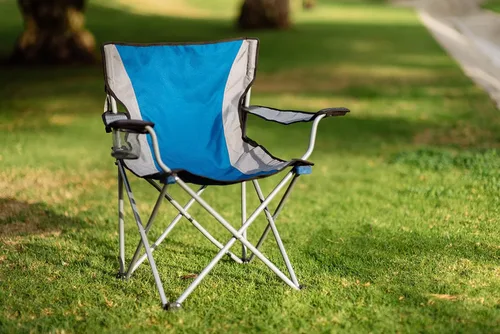 Vista 2 de Travel Chair Easy Rider - Silla plegable portátil para acampar con brazos acolchados