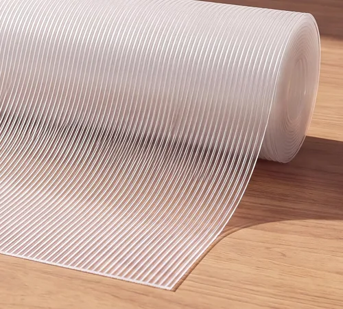 Shelf Drawer Liner for Kitchen Cabinet Non Adhesive 17.5 Inch Wide X 20 Ft Clear