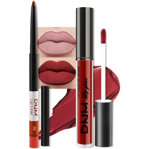 Vista 11 de evpct Juego de 3 lápices labiales líquidos mate de color oscuro rojo verde esmeralda, set de maquillaje de 24 horas de larga duración, impermeable