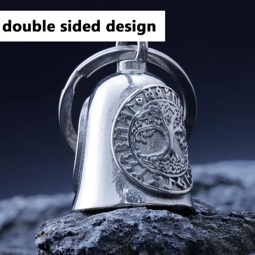 Vista 5 de Motorcycle Viking Bell - Motorcycle Angel Bell for Men and Women, Motorcycle Accessories