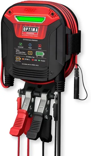 OPTIMA® Mantenedor D200+ y cargador de litio para baterías de arranque de