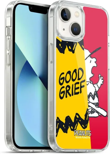 Vista 282 de Head Case Designs Officially Licensed Peanuts Charlie & Woodstock Nap Halfs and Laughs Gel Case [Military Grade Protection] Compatible with Apple