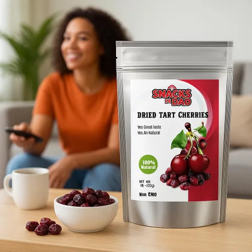 Vista 7 de Cerezas ácidas secas – Cerezas secas veganas sin conservantes Snack saludable y saludable Cereza agria para aperitivos Frutas secas de primera