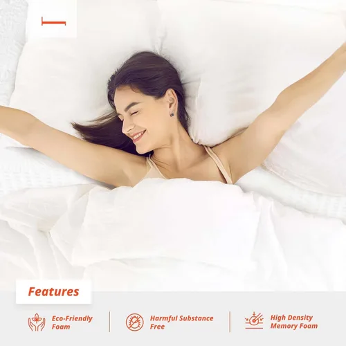 Vista 6 de Twin Size Mattress, 10 inch Cooling Gel Memory Foam Mattress in a Box, Green Tea Breathable Bed Mattress for Cooler Sleep & Pressure Relief, Medium