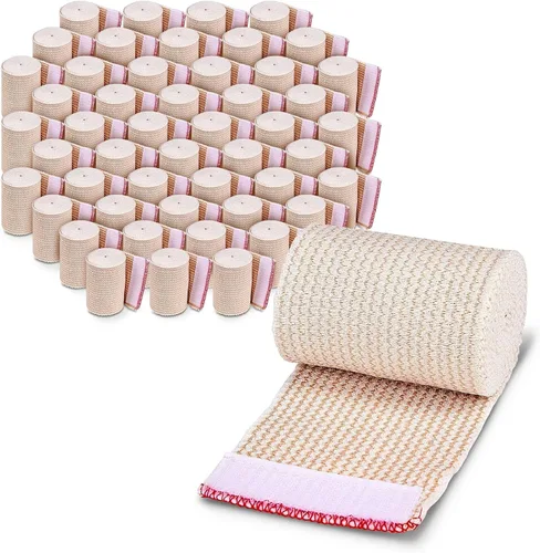 Vista 9 de Vendaje elástico premium (2 pulgadas de ancho, paquete de 2) – NexSkin vendajes de compresión atlético/médica sin látex con cierre de velcro