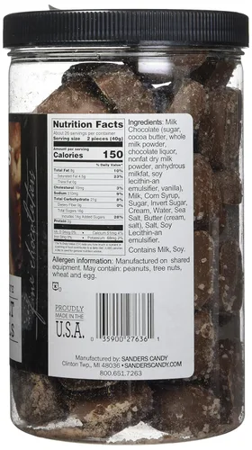Vista 2 de Sanders Chocolate con leche de gran valor 3 paquetes!!! 3 frascos!!! 108oz!!!