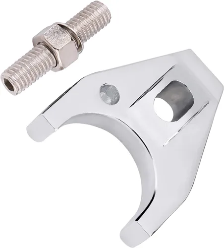Vista 2 de Abrazadera de distribuidor de aluminio Billet, Sbc Distribuidor Mantenga presionada la abrazadera de distribuidor de luminum Cromo Billet Aluminio