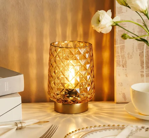 MJ PREMIER Lámpara a Batería con Temporizador Pequeñas Lámparas Inalámbricas Lámpara de Mesa Inalámbrica Lámparas de Mesita de Noche Luz Nocturna