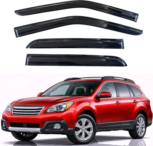 Vista 27 de KPY Visor de Ventana Compatible con Hyundai Accent Sedan 2012-2017, Protector de Lluvia de 4 Piezas Deflectores de Ventilación de Ventana Lateral