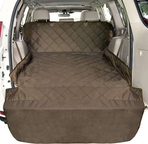 Vista 14 de F-color Forro de carga para perros SUV, resistente al agua, cubierta de carga para mascotas, tapete para asiento de perro de tamaño mediano, SUV