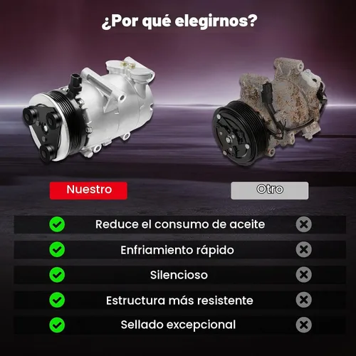 Vista 8 de cciyu Compresor de aire acondicionado apto para Hino 238 258 268 338 6.7L 7.7L