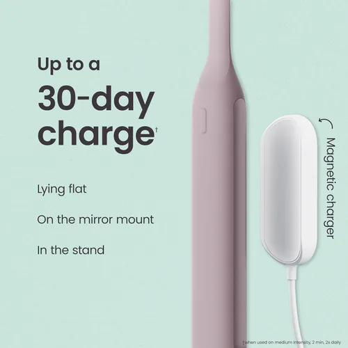 Vista 3 de Quip Cepillo de dientes inteligente de próxima generación Ultra - Cepillo de dientes eléctrico con temporizador y estuche - Cabezal de cepillo