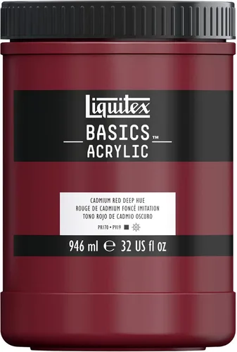 Vista 43 de Liquitex - Pintura acrílica BASICS, tubo de 4 oz, color rojo primario
