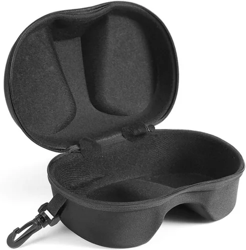 Vista 4 de OASISGUEST Sailupxinyuan - Estuche portátil para máscara de buceo, caja de almacenamiento para gafas de natación, estuche protector (negro)