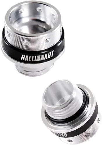 Vista 7 de Tapa de tapón de llenado de aceite de motor de gas de automóvil de aleación de aluminio compatible con Mitsubishi Outlander Lancer Montero Raider