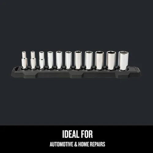 Vista 7 de Juego de llaves Craftsman, SAE, accionamiento de 3/8 pulgadas, 6 puntas, 11 piezas (CMMT12044)