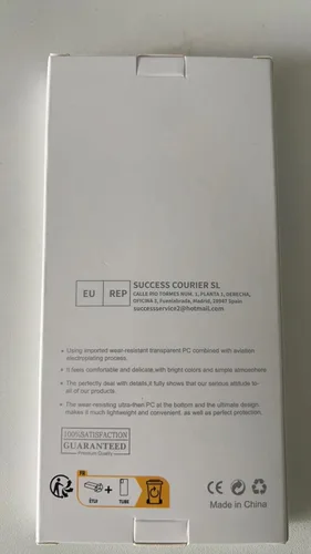Vista 8 de Funda para ASUS ROG Phone 8 Pro 5G, cubierta ultrafina de poliuretano termoplástico suave + parte trasera acrílica transparente de grado militar