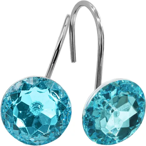 Vista 12 de MitoVilla Anillos de cortina de ducha rojos de Navidad, ganchos de ducha navideños para forro de cortina de ducha borgoña, anillos de ducha a prueba