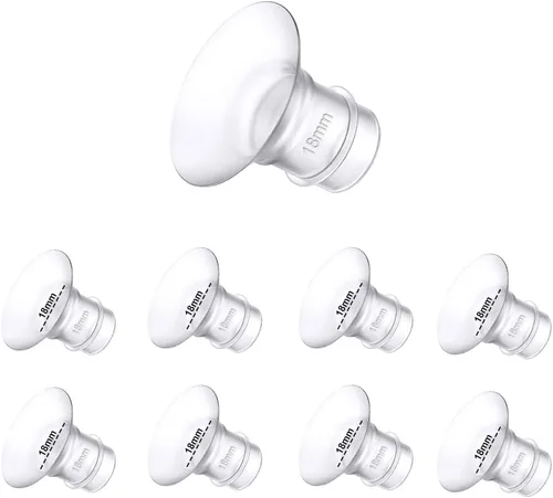 Vista 12 de Insertos de brida para Medela, Spectra, protectores/bridas de 24 mm, copas portátiles Willow compatibles con TSRETE, CPPSLEE, extractor de leche